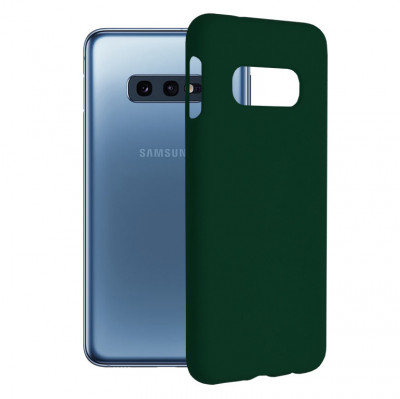 Husa Techsuit Soft Edge Silicon Samsung Galaxy S10e - Dark Green foto