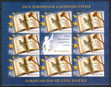 Romania 2011, LP 1920 c, Ziua EU a Justitiei, minicoala, MNH! LP 52,00 lei, Organizatii internationale, Nestampilat