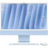 Sistem Desktop PC iMac 24 (2024) cu procesor Apple M4, 10 nuclee CPU and 10 nuclee GPU, 24, Retina 4.5K, 16GB, 512GB SSD, Blue