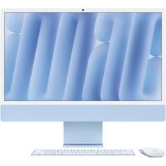 Sistem Desktop PC iMac 24 (2024) cu procesor Apple M4, 10 nuclee CPU and 10 nuclee GPU, 24, Retina 4.5K, 16GB, 512GB SSD, Blue foto