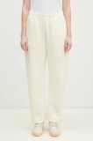 adidas Originals pantaloni de trening din bumbac Os Sweatpant culoarea bej, uni, JJ0943