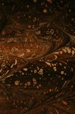 Tablou Canvas Abstract Maronii Pătate - Decorție Murală Unică, 26 x 39 cm, CMCLASS