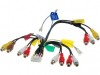 Conector RCA 24 Pini Pioneer AVIC-D3 F700BT F900BT 4CarMedia: Audio Auto, Difuzor, Subwoofer, Camera, AUX