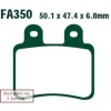 Placute Frana Moto EBC FA350 Derbi Senda 125 SM (04-07) Yamaha XT 125 X (07) DT 50 R (02-08)