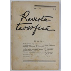 REVISTA TEOSOFICA , No. 5 , MAI , 1937