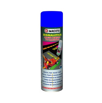 Vopsea Spray Marcaje Segnaletica Albastru Macota 500ml foto