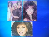 HOPCT LOT NR 1365 VICTORIA PRINCIPAL-ACTORI/ ARTISTI-3 CARTI POSTALE-NECIRCULATE