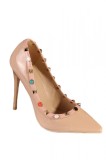 Cumpara ieftin PDS54-155 Pantofi stiletto accesorizati cu nituri