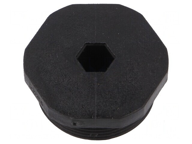 Capac de protecţie M32 1,5 IP68 poliamidă neagră 36mm