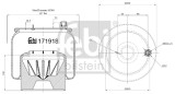 FEBI BILSTEIN 171918 Burduf, suspensie pneumatica