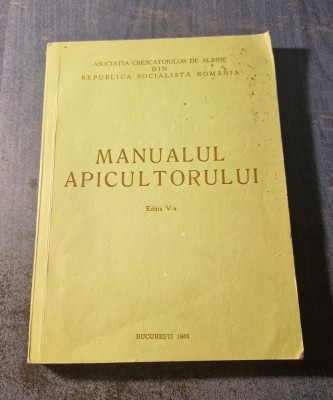 Manualul apicultorului 1983 foto