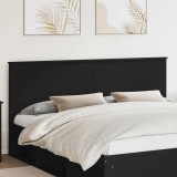vidaXL Tăblie cap cu headboard Stejar Negru 200 cm Lemn compozit 887715