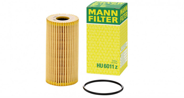 Filtru ulei cu etansare, Insertie filtru, MANN-FILTER HU 6011 z - RESIGILAT
