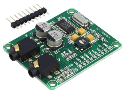 Placă de expansiune MIKROE WM8731 audio analogic I2C SPI prototip foto