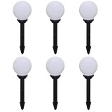 Cumpara ieftin Lampi de exterior pentru alee LED 6 buc. 20 cm, cu tarus de sol