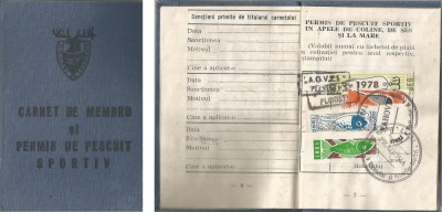 Romania, Carnet de membru AGVPS, Ploiesti, 1977 foto