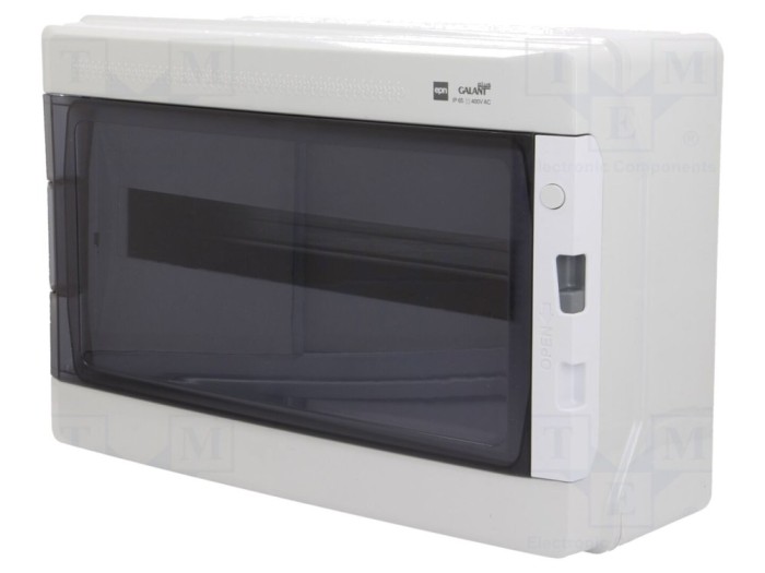 Carcasă modulară IP65 gri deschis 18 module