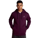 FC Liverpool hanorac de bărbați cu glugă Zip Thru cherry - XL