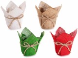 Cumpara ieftin Set 4 cosulete iuta multicolora &Oslash; 12 cm x 14 H