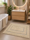 Cumpara ieftin Covoras Baie Softa, Marime 45 X 75 cm, Ivory, Bumbac