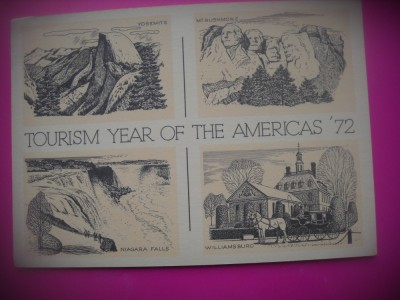 HOPCT 8375 TOURISM YEAR OF THE AMERICAS 1972 MONUMENTE -SUA-AMERICA DE NORD -NECIRCULATASEATTLE WASHINGTON - foto