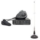 Kit Statie radio CB PNI Escort HP 2020 un singur canal 22 cu antena CB PNI ML100 cu magnet