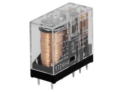 Releu Electromagnetic DPDT 6V 5A foto