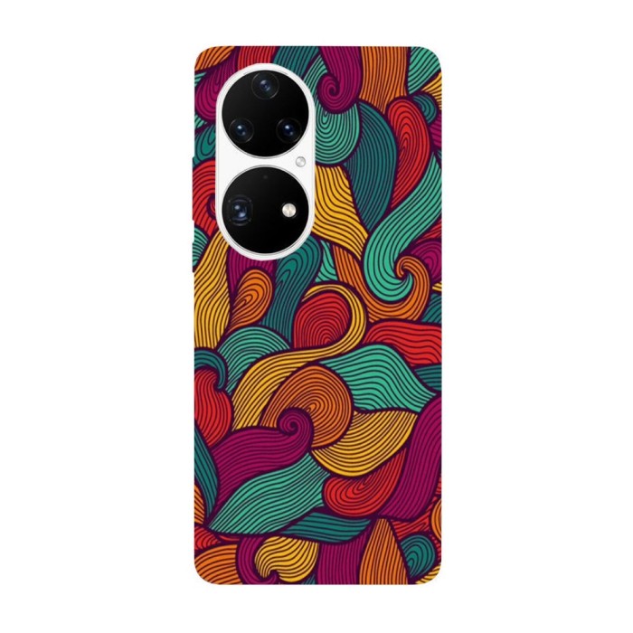 Husa compatibila cu Huawei Nova 9 model Psychedelic vectors, Silicon, TPU, Viceversa