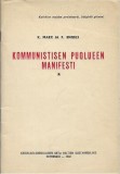 K. Marx, Engels - Manifestul Partidului Comunist (Ediție finlandeza, 1941)
