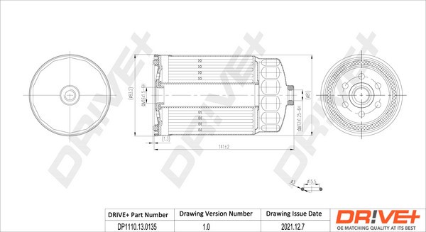 Dr!ve+ DP1110.13.0135 filtru combustibil