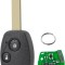 Cheie Auto Completa Programabila Techstar, cu 433MHz, 2 butoane, compatibila Honda Civic 2005&ndash;2011, Accord, CR-V, Odyssey, Pilot, Fit 2006&ndash;2008 &ndash; cip