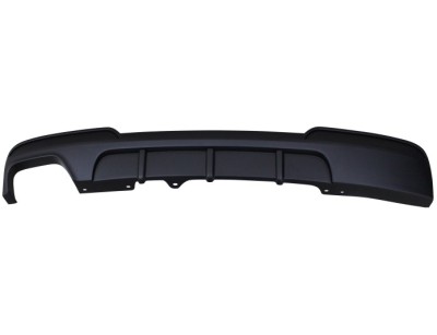 Spoiler bara spate BMW Seria 5 (F10/F11), 12.2009-08.2017, negru; type M-Performance; cu iesiri evacuare dubla; TUNING, foto