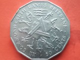AUSTRALIA-50 CENTS 1982 (XII Commonwealth Games)