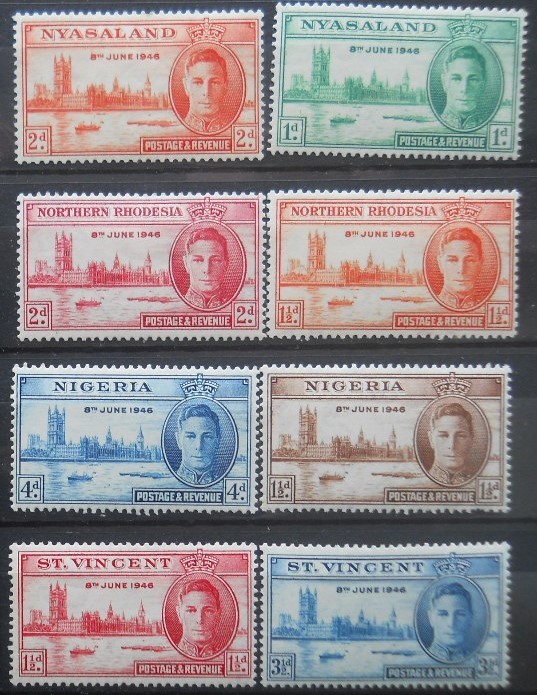 1946 SERII PACEA,COLONII BRITANICE