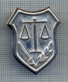 AX 86 INSIGNA MILITARA -SEMN ARMA JUSTITIE MILITARA -PT. COLECTIONARI