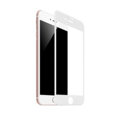 Folie sticla 9D compatibil cu IPhone 7 / 8 Plus - Contur alb