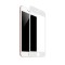 Folie sticla 9D compatibil cu IPhone 6 / 6s - Contur alb