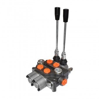 Distribuitor hidraulic 2 manete presiune 160-200 bar, debit 80L/min -30 - +70C RA14 foto