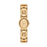 Michael Kors MK4957 Maude Ceas pentru Femei 22mm cu Cadran Auriu &amp; Brățară Metalică Aurie