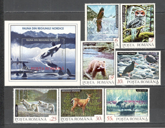Romania.1992 Fauna din regiunile nordice ZR.884