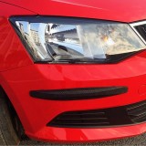 Set 2 bandouri de protectie bara, culoare Negru, finisaj Carbon