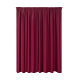 Draperie cu rejansa Jemidi, 300 x 245 cm, Bordo, Poliester, 55276.13.02
