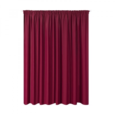 Draperie cu rejansa Jemidi, 300 x 245 cm, Bordo, Poliester, 55276.13.02 foto