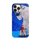 Husa compatibila cu Apple iPhone 12 model Smallfoot, Silicon, TPU, Viceversa, Transparent, Carcasa