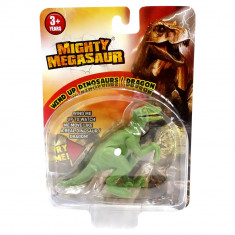 Figurina MIGHTY MEGASAUR, Dinozaur Cu Cheita, Velociraptor, Green foto