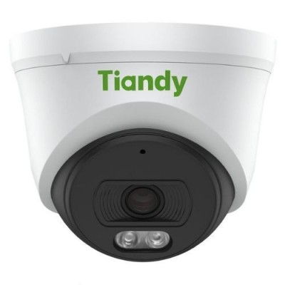 Camera IP turret Color Maker Tiandy, 5MP 2K+, IR/LED alb 30m/15m, Microfon, PoE, IP66 - TC-C35XS-I3WEYSV5.0 SafetyGuard Surveillance foto
