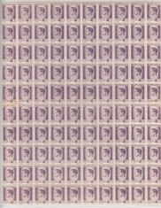 ROMANIA 1945/47 LP 187 REGELE MIHAI I UZUALE HARTIE ALBA VALOAREA 2 LEI VIOLET COALA 100 TIMBRE STARE MNH