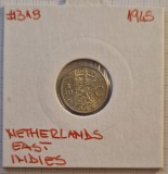 20 Indonesia Netherlands East Indies, 1/10 Gulden 1945, KM#318, argint, Asia