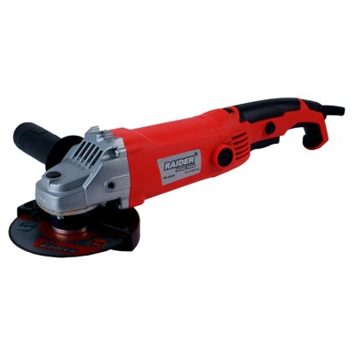 Polizor unghiular Raider, 1150 W, 11000 rpm, disc 125 mm, viteza variabila, buton blocare ax foto