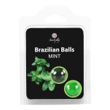 Cumpara ieftin Bile Braziliene - Secret Play Mint, ulei de masaj pentru corp si zonele erogene, cu aroma de menta, 1 x 2 bucati